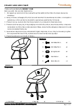 Предварительный просмотр 1 страницы modway EEI-4681 Assembly Instruction