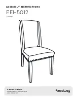 modway EEI-5012 Assembly Instructions предпросмотр