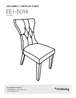 Preview for 1 page of modway EEI-5014 Assembly Instructions