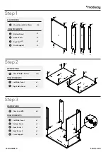 Предварительный просмотр 3 страницы modway EEI-5557 Assembly Instructions Manual