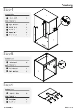 Предварительный просмотр 4 страницы modway EEI-5557 Assembly Instructions Manual