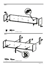 Preview for 4 page of modway KIREI HIGH TV 180 2L Assembly Instructions Manual