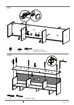 Preview for 5 page of modway KIREI HIGH TV 180 2L Assembly Instructions Manual