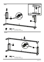 Preview for 7 page of modway KIREI HIGH TV 180 2L Assembly Instructions Manual