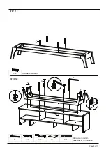 Preview for 8 page of modway KIREI HIGH TV 180 2L Assembly Instructions Manual