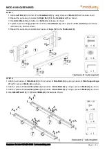 Предварительный просмотр 2 страницы modway MOD-6180 Assembly Instructions