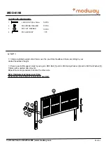 Предварительный просмотр 2 страницы modway MOD-6198 Quick Start Manual