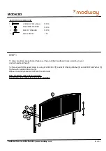 Предварительный просмотр 2 страницы modway MOD-6203 Assembly Instructions