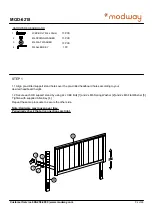 Preview for 2 page of modway MOD-6218 Manual