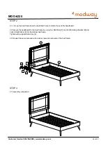 Preview for 3 page of modway MOD-6220 Manual