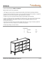 modway MOD-6242 Quick Start Manual предпросмотр