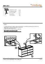 Предварительный просмотр 2 страницы modway MOD-6242 Quick Start Manual