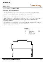 modway MOD-6706 Quick Start Manual preview