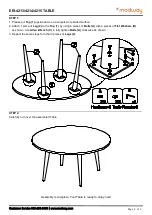 Предварительный просмотр 2 страницы modway Vigor EEI-4213 Manual