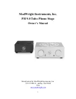 ModWright Instruments PH 9.0 Owner'S Manual preview