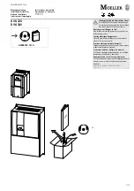 Moeller DV6-320 Installation Instructions Manual предпросмотр