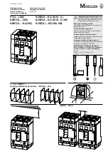 Moeller NZM7 M8 Series Installation Instructions Manual preview