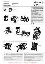 Preview for 1 page of Moeller ZEV-XSW Series Installation Instructions Manual