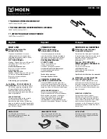 Preview for 1 page of Moen 148479 Series Quick Start Manual