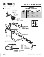 Moen 2590 Illustrate Parts List предпросмотр