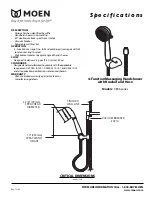 Moen 3836 series Specifications предпросмотр