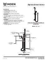 Moen 3867AZ Specifications предпросмотр