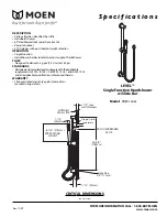 Предварительный просмотр 1 страницы Moen 3887 Series Specifications