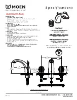 Moen 4962 series Specifications предпросмотр