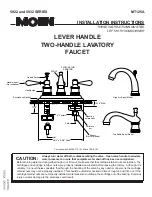 Предварительный просмотр 1 страницы Moen 5922 Series Installation Instructions