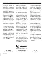 Preview for 8 page of Moen 5923 Series Installation Manual