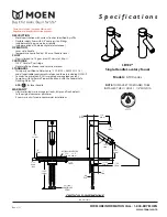 Предварительный просмотр 1 страницы Moen 6100 SERIES Specifications