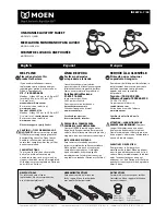 Moen 6102 SERIES Product User Manual предпросмотр