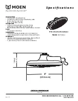 Moen 6320BN Specifications предпросмотр