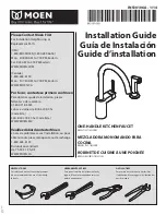 Moen 7165 Series Installation Manual предпросмотр