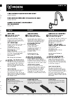 Moen 7590 SERIES Product User Manual предпросмотр