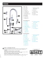 Preview for 2 page of Moen 7622BG Manual