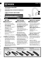 Moen 7786 SERIES Product User Manual предпросмотр