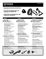 Предварительный просмотр 1 страницы Moen 82244 Series Specifications