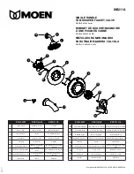 Moen 82854 Series Manual preview