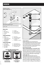 Предварительный просмотр 2 страницы Moen 84660SRN Installation Manual