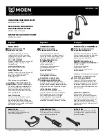 Moen 86905 Series Manual предпросмотр