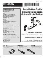 Moen 87999 Installation Manual предпросмотр