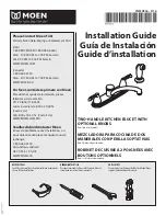 Moen Adler 87046 Installation Manual предпросмотр