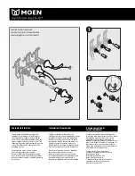 Предварительный просмотр 2 страницы Moen Alto T6107 Specifications