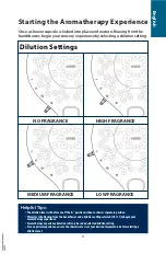 Предварительный просмотр 9 страницы Moen Aromatherapy IN208C2 Installation & Usage Manual