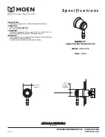 Предварительный просмотр 1 страницы Moen BAMBOO TS88118BN Specifications