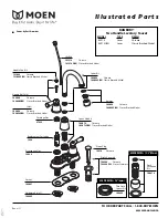 Moen BANBURY 84913 Illustrated Parts List предпросмотр