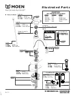 Preview for 2 page of Moen Brantford 6600 Illustrated Parts