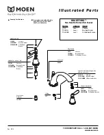 Moen BRANTFORD T933BN Illustrated Parts List preview