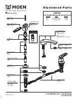 Предварительный просмотр 2 страницы Moen Brushed Chrome 4945BC Illustrated Parts List